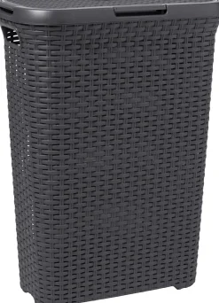 Sale Style coffre à linge anthracite 40 L Box Et Panier À Linge