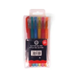Outlet Stylo gel pailleté 6 pièces Stylos Et Stylos À Bille