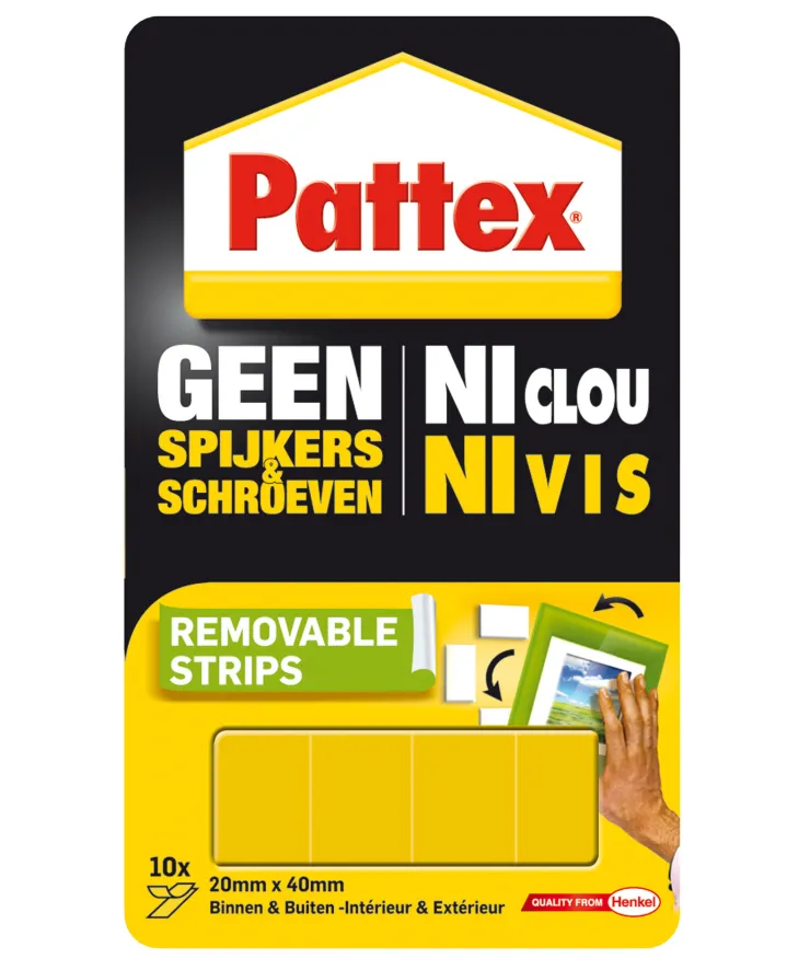 Outlet Super montage strips 10 pièces Colle