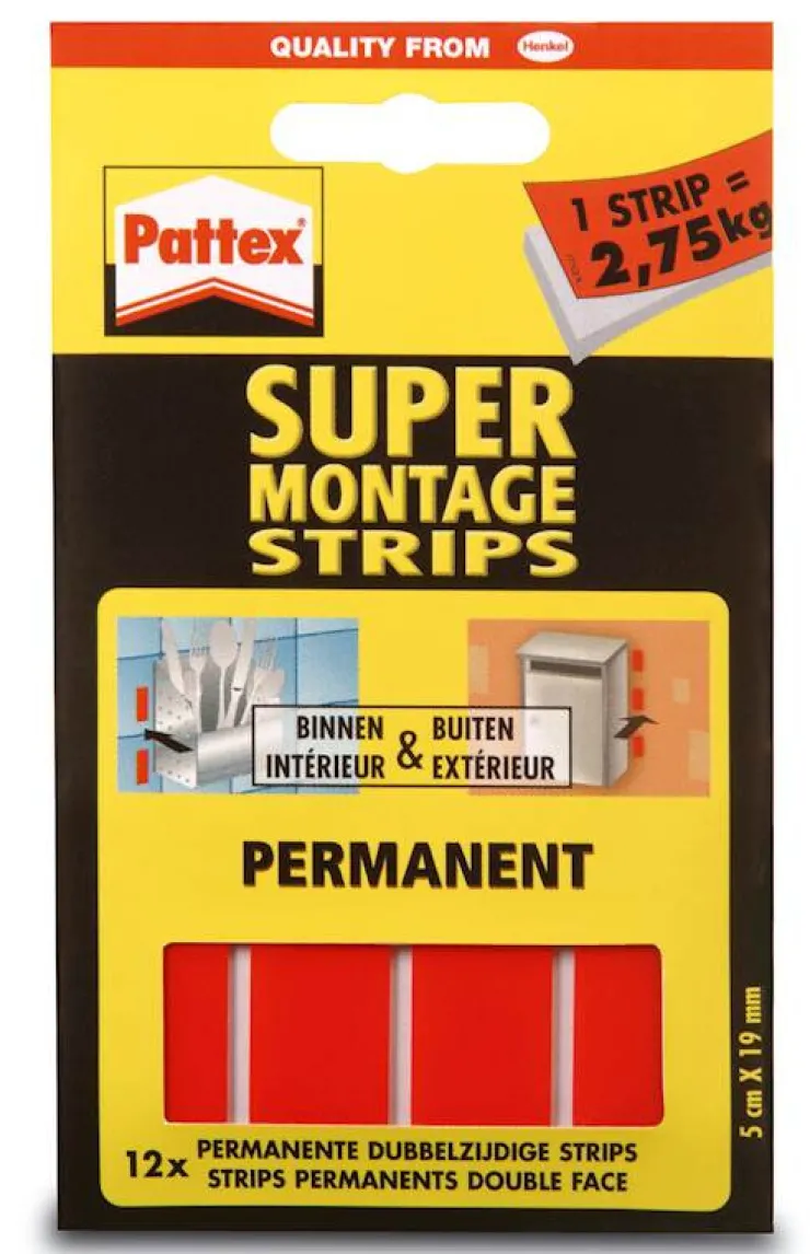 Sale Super montage strips 12 pièces Colle