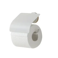 Support rouleaux Urban avec couvercle - blanc Accessoires De Toilette