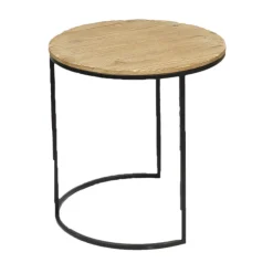 Best TABLE RONDE 30 X 30 X 36,50 CM Tabourets Et Poufs