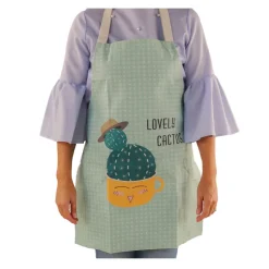 Sale Tablier cuisine Lovely Cactus Textile De Cuisine|Barbecue