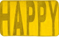 Hot Tapis bain memory foam mustard yellow Tapis