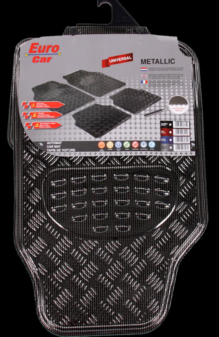 Sale Tapis voiture Metallic Chromé Tapis