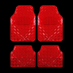 Outlet Tapis voiture Metallic Rouge Tapis