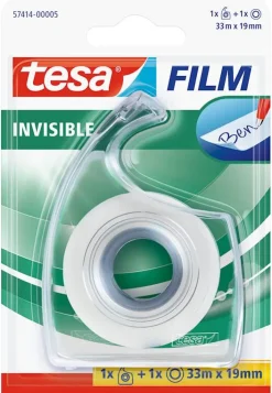 Best Ruban adhésif transparent avec dérouleur - 33m x 19mm Rubans Adhésif