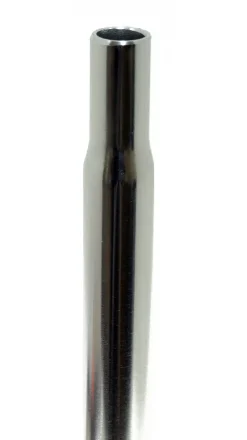 Tige de selle alu argent sans tête Dia.27,2 mm / Ext.350 mm Accessoires Vélo