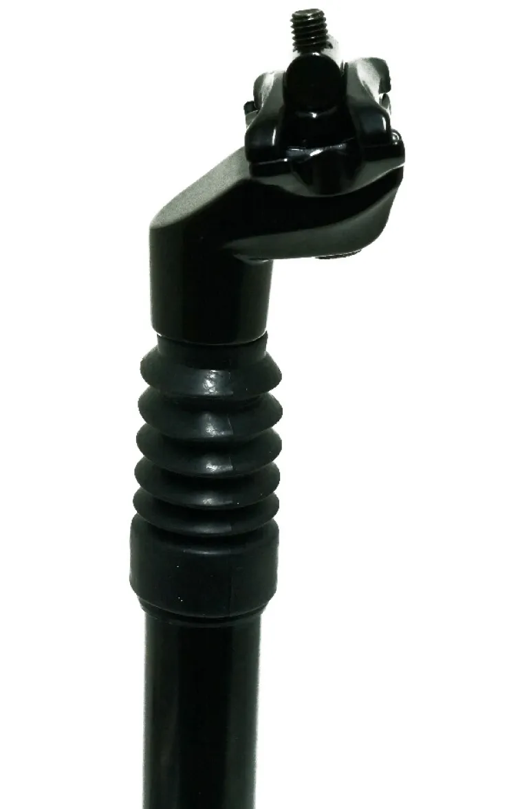 Clearance Tige de selle alu suspendue noir avec tête Dia.27,2 mm / Ext.350 mm Accessoires Vélo