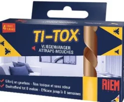 Clearance Ti-Tox attrape mouches - 4 pièces Anti-insectes (rideaux À Mouches, Sprays, Stickers, Boite Anti-fourmis, Etc.)