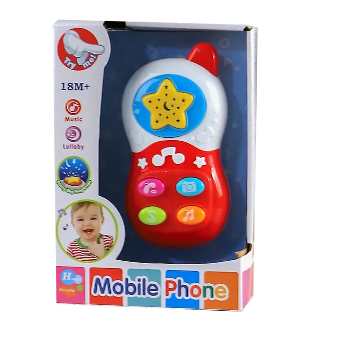Hot Téléphone portable avec lumière et sons Ordinateurs De Jeu Éducatifs