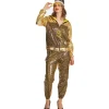 Discount Training Léopard Femme Or - Taille 40 Déguisements Adultes