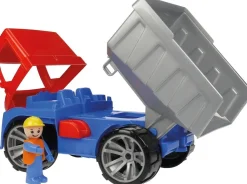 Sale Truxx Dumpertruck 37,6x21,4 cm rouge/bleu Véhicules