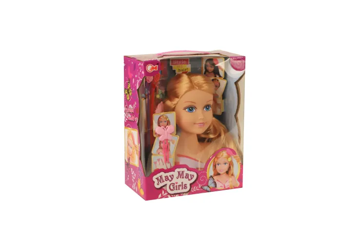 Online Tête coiffure blonde Poupées Et Peluches