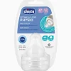 Tétine Phystiologiques Anti-Coliques silicone 4M+ x2 Allaitement Au Biberon