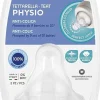 Best Tétine Phystiologiques Anti-Coliques silicone 6M+ x2 Allaitement Au Biberon