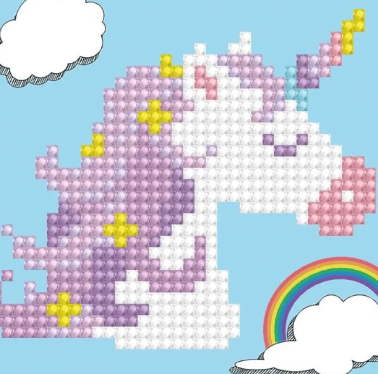 Discount Unicorn In Frame Diamond Artisanat