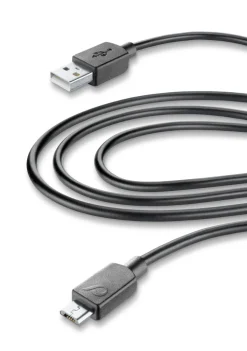 Usb Cable Micro-Usb 3M Black Accessoires Smartphone