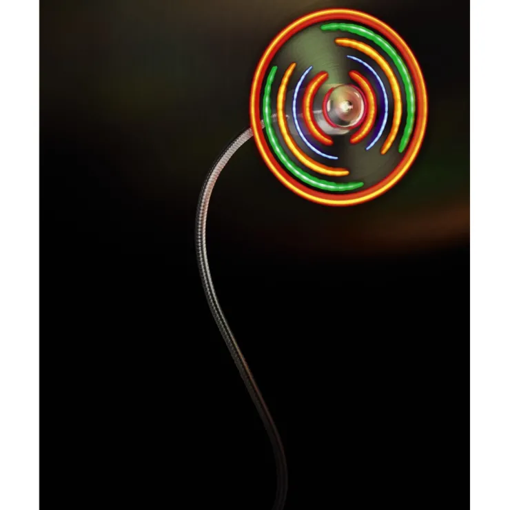 Outlet USB-fan avec leds colorées Bureautique