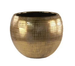Online Vase Sandor Gold 29,3x29,3x24 cm Vases Et Cache Pots