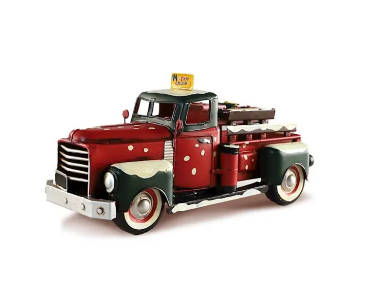 Sale Voiture Rouge/Vert Métal Statues, Figurines Et Maisons