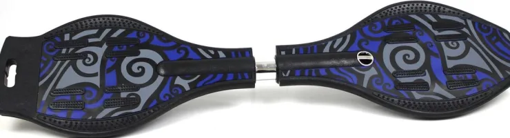 New WaveBoard Bleu/Gris Vélo Et Conduite