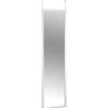 Clearance Arcadia Miroir de porte 120x30 cm - Blanc Miroirs