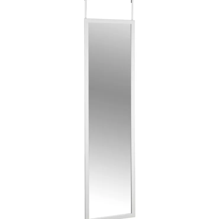 Clearance Arcadia Miroir de porte 120x30 cm - Blanc Miroirs