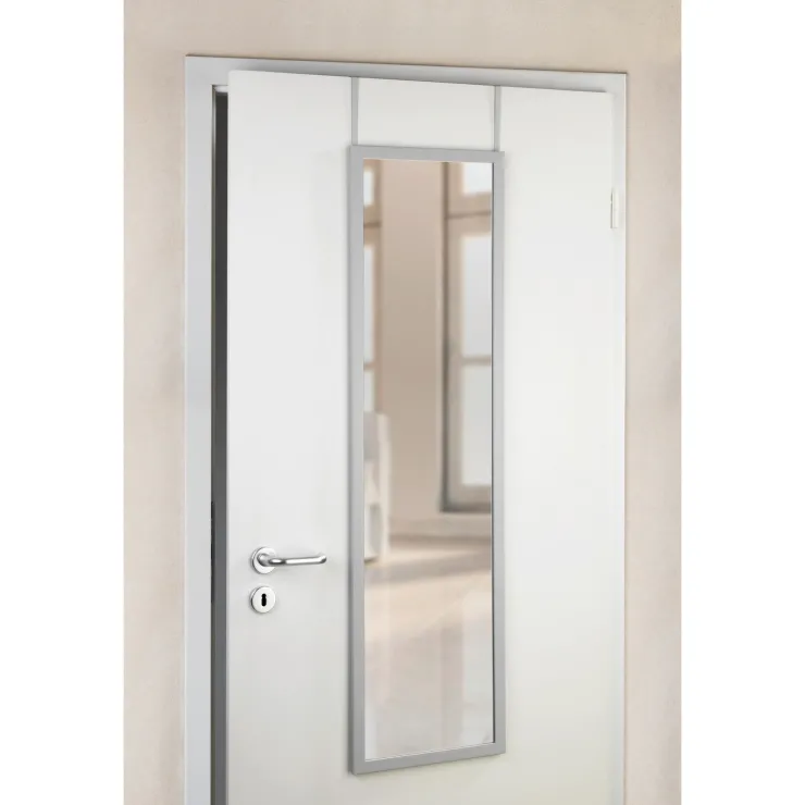 Clearance Arcadia Miroir de porte 120x30 cm - Blanc Miroirs