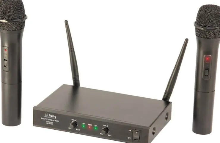 Clearance Wireless Uhf Mic System Audio