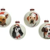 Best 1X boule Noël Chien 8 cm Décoration De Sapin