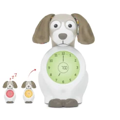 Hot - Réveil Chien - Davy Taupe Peluches Et Câlins